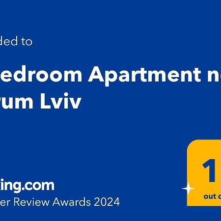 3 Bedroom, 2 Bathroom Apartment Near Forum Lviv Eksteriør bilde